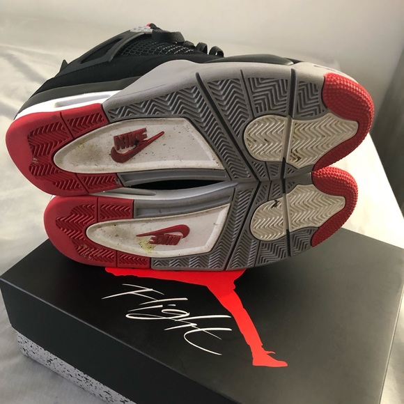 Men’s air Jordan 4 retro black cement - Picture 5 of 5